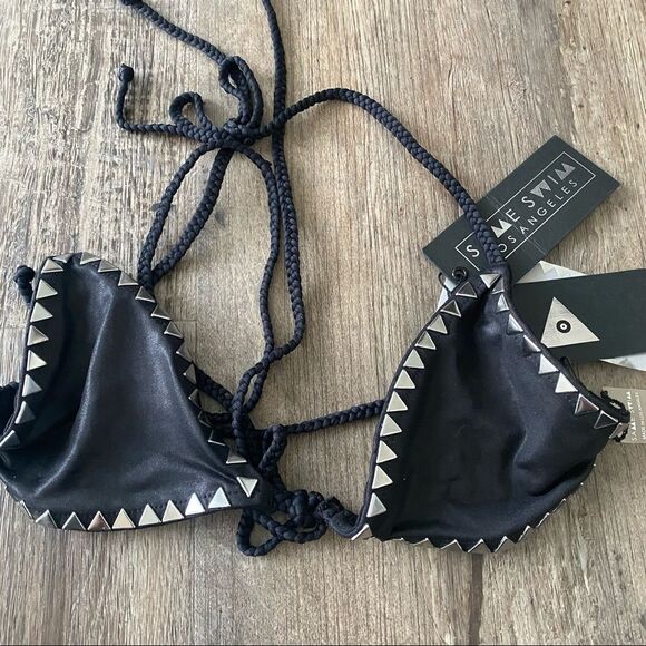 NWT Same Los Angeles Same Swim La Studded Bikini - Picture 1 of 4